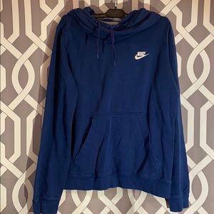Royal Blue Nike Hoodie w Cute Neck